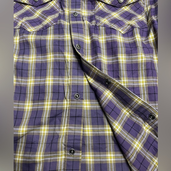 NWT - Diesel Men's Western Check Shirt - Size M - Picture 10 of 13